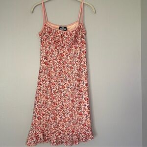 Jodi Kristopher Y2K Pink Floral Mini Dress